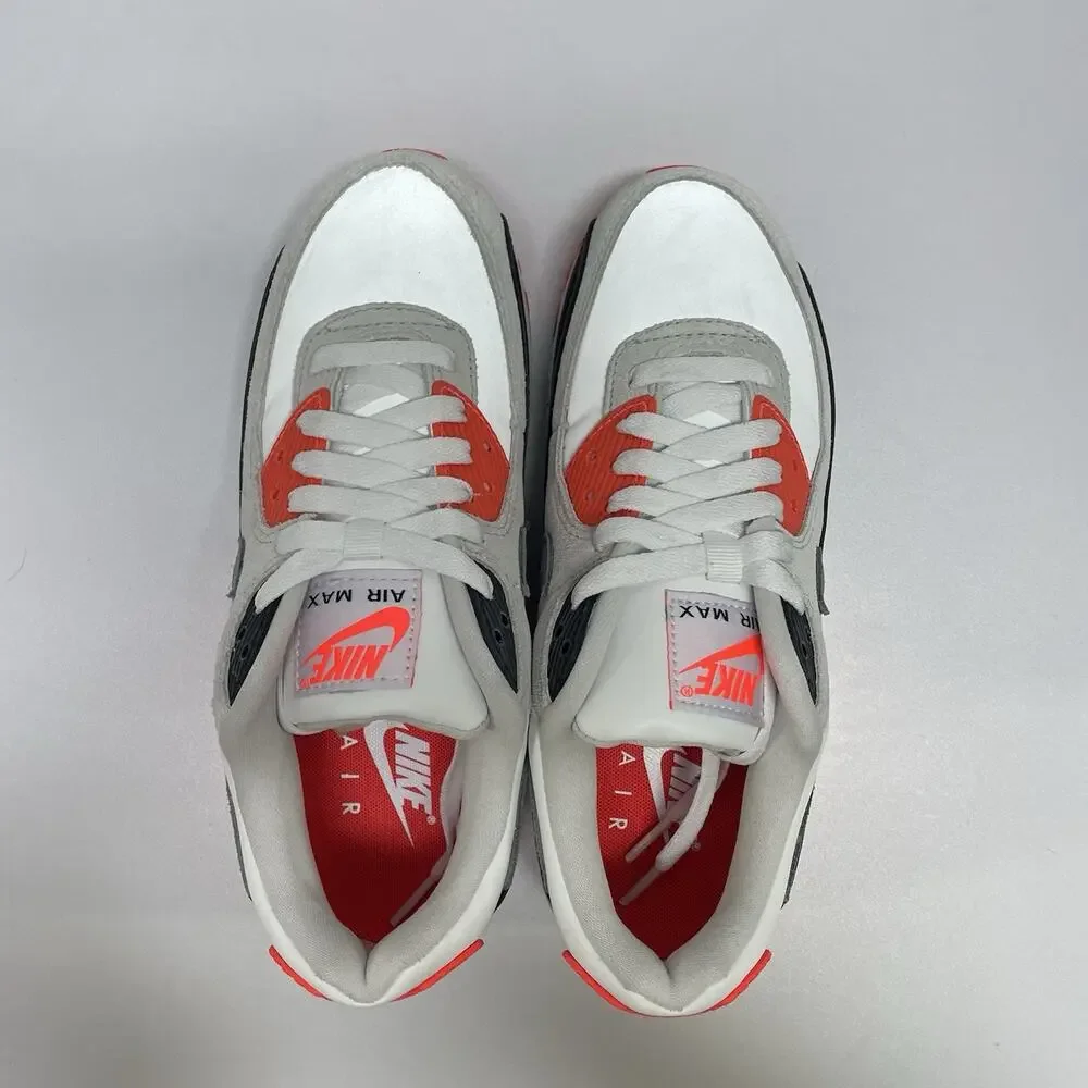 Nike Air Max 90 Infrared 3M 2026 IU1055 100 Size 6 Men Size 7.5 Women White Red